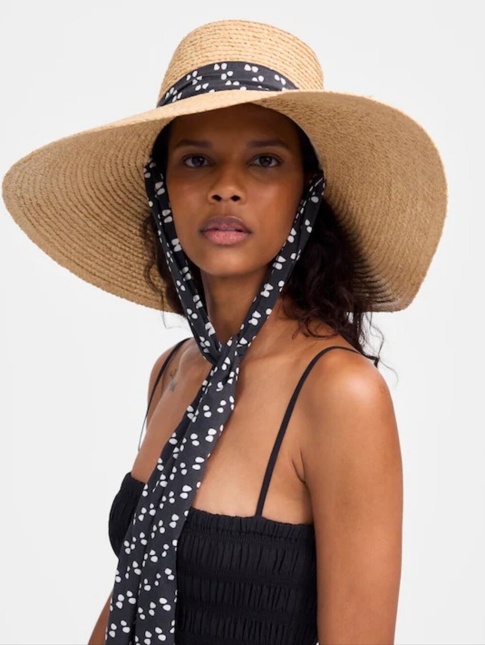 Madewell Scarf Straw Hat